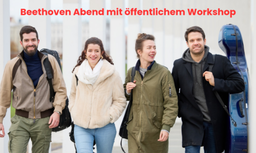 Aris Quar­tett gibt Beet­ho­ven Abend und öffent­li­chen Workshop